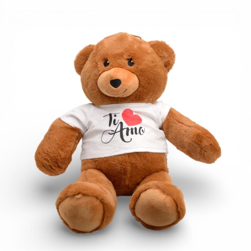 ORSO PELUCHE CON SHIRT CM.35